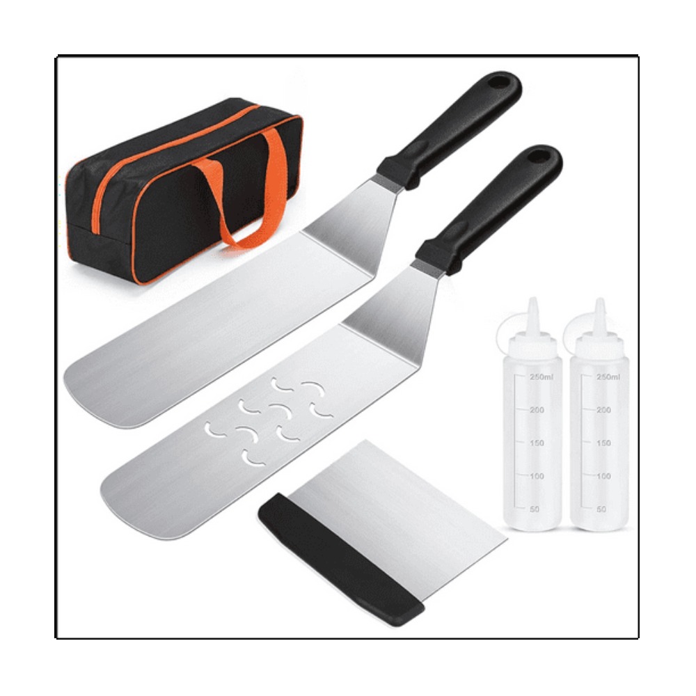 6pcs BBQ Tools Set Griddle Acc - огляд і ціна Outdoor Camping Griddle