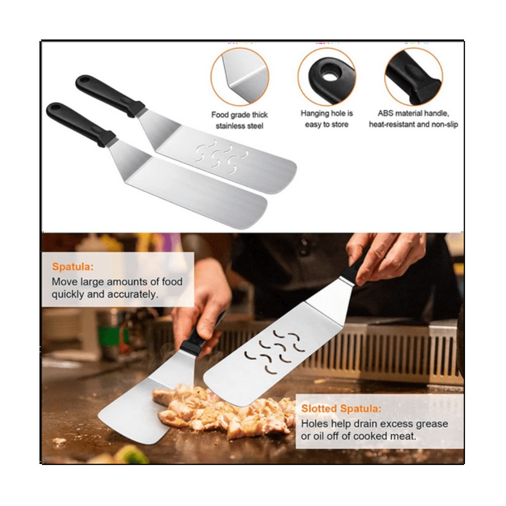6pcs BBQ Tools Set Griddle Acc - огляд і ціна Outdoor Camping Griddle