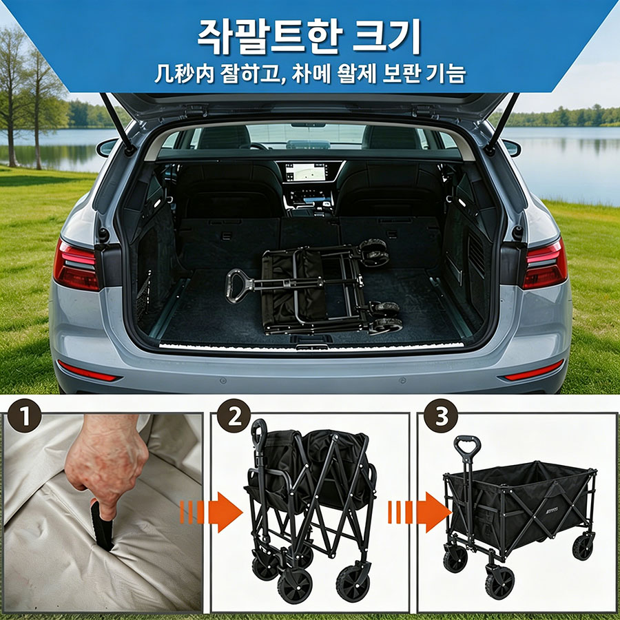 Heavy Duty Large Capacity Fold - огляд і ціна Outdoor Camping Van