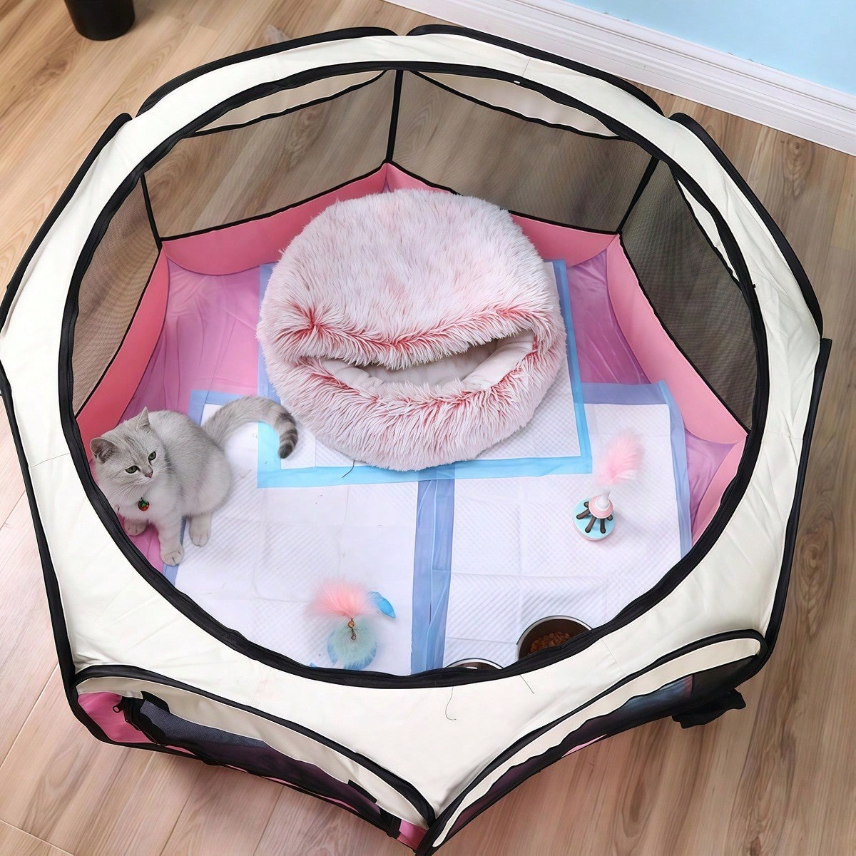 Foldable Octagonal Pet Playpen - огляд і ціна Outdoor Camping Dog Fence