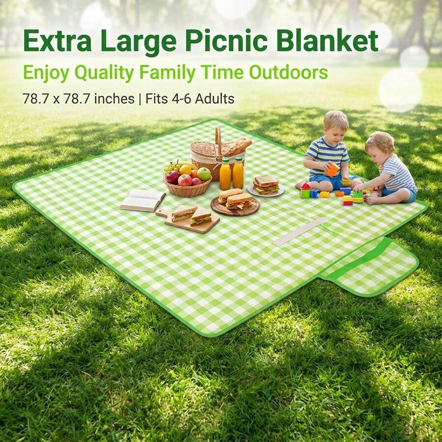 Waterproof Foldable Checkered  - огляд і ціна Outdoor Camping Mats Large