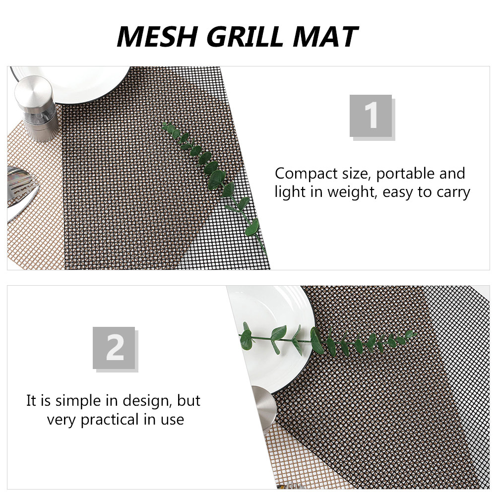 2Pcs Bbq Grill Mesh Mat Non-St - огляд і ціна Outdoor Gas Stove
