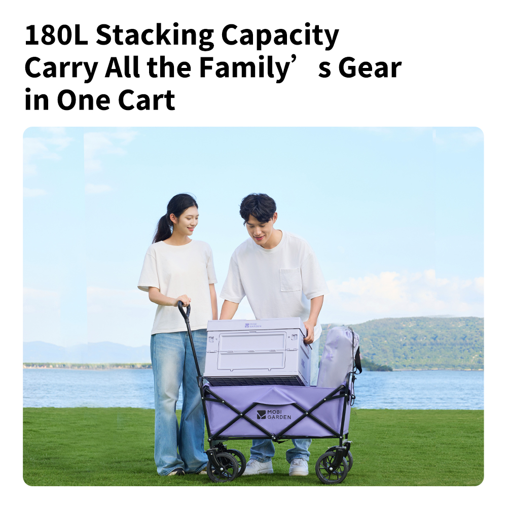 Mobi Garden Foldable Four-Whee - огляд і ціна Outdoor Camping Wagon