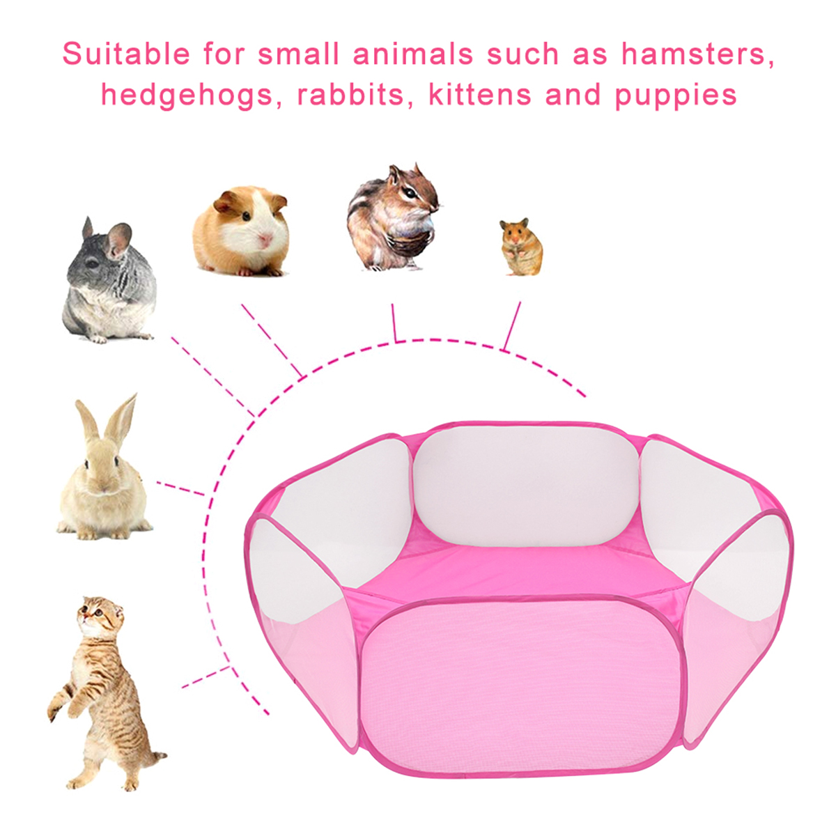 Portable Pet Playpen Cat Dog C - огляд і ціна Outdoor Camping Dog Fence