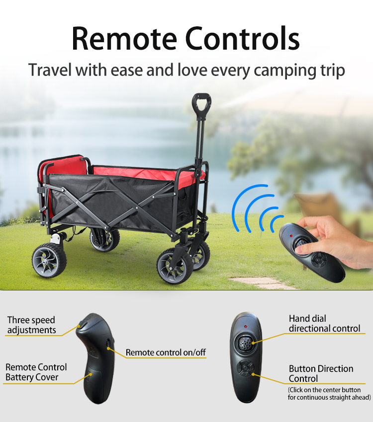 Electric Camping Wagon Cart Fo - огляд і ціна Outdoor Camping Wagon