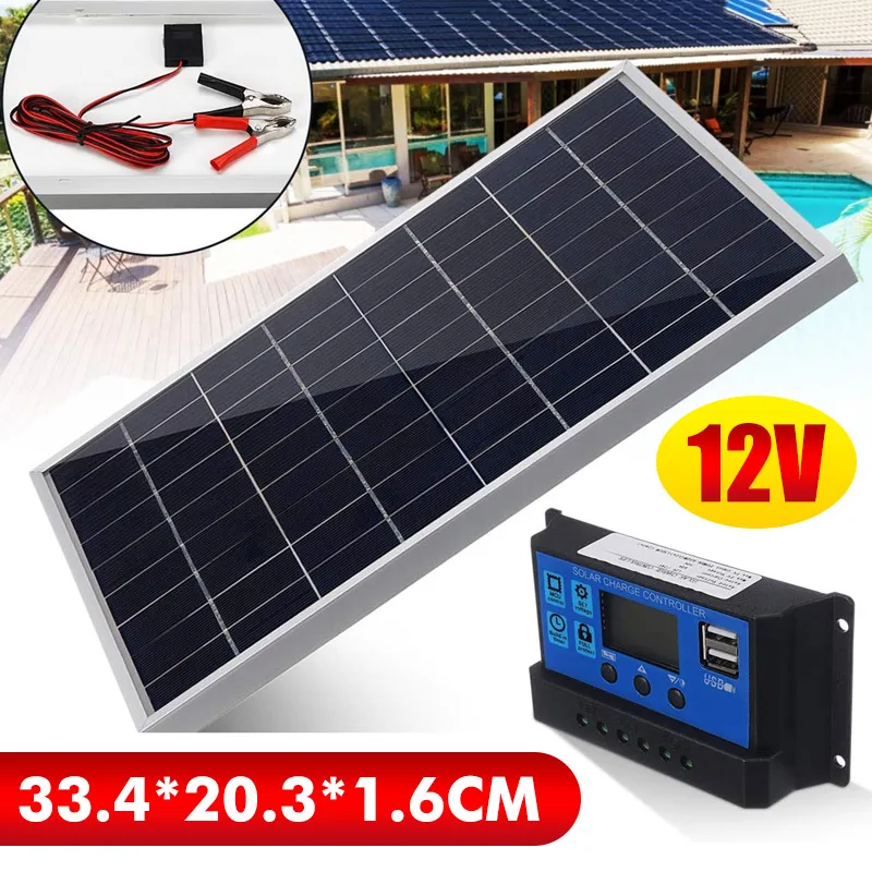 50W Solar Panel Kit Mono Cryst - огляд і ціна Outdoor Camping Van