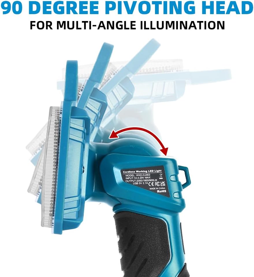 18W 2000LM Cordless LED Flashl - огляд і ціна Outdoor Camping Jobs