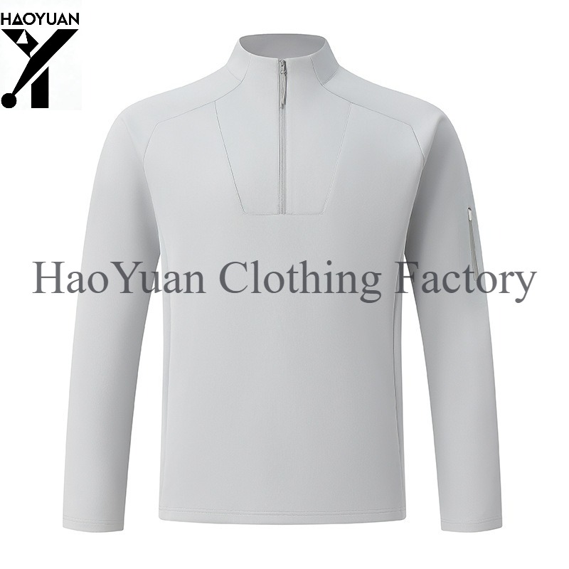 Men's Half Zip Long Sleeved Sh - огляд і ціна Outdoor Camping In Winter