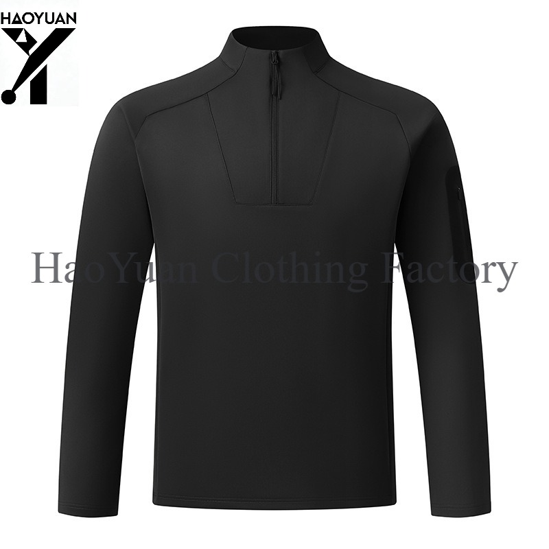 Men's Half Zip Long Sleeved Sh - огляд і ціна Outdoor Camping In Winter