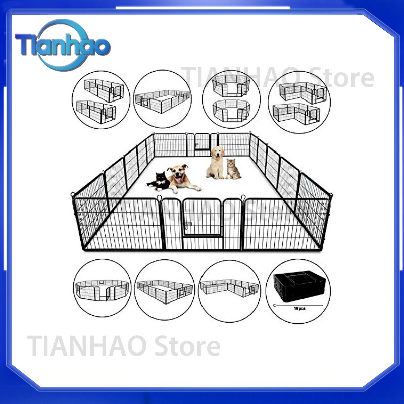 Pet Playpen Fence for Dogs Ind - огляд і ціна Outdoor Camping Dog Fence