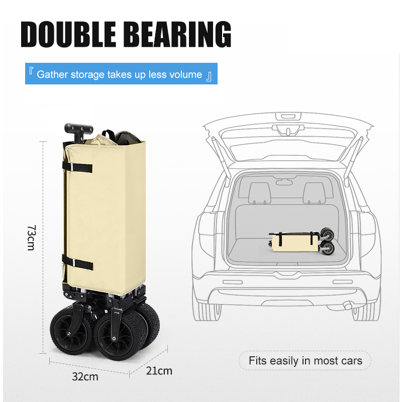 Outdoor Collapsible Camping Ca - огляд і ціна Outdoor Camping Wagon