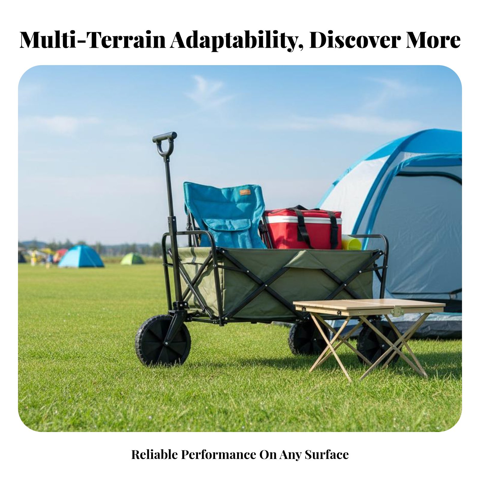 Camping Cart Wheel Multi-Terra - огляд і ціна Outdoor Camping Wagon