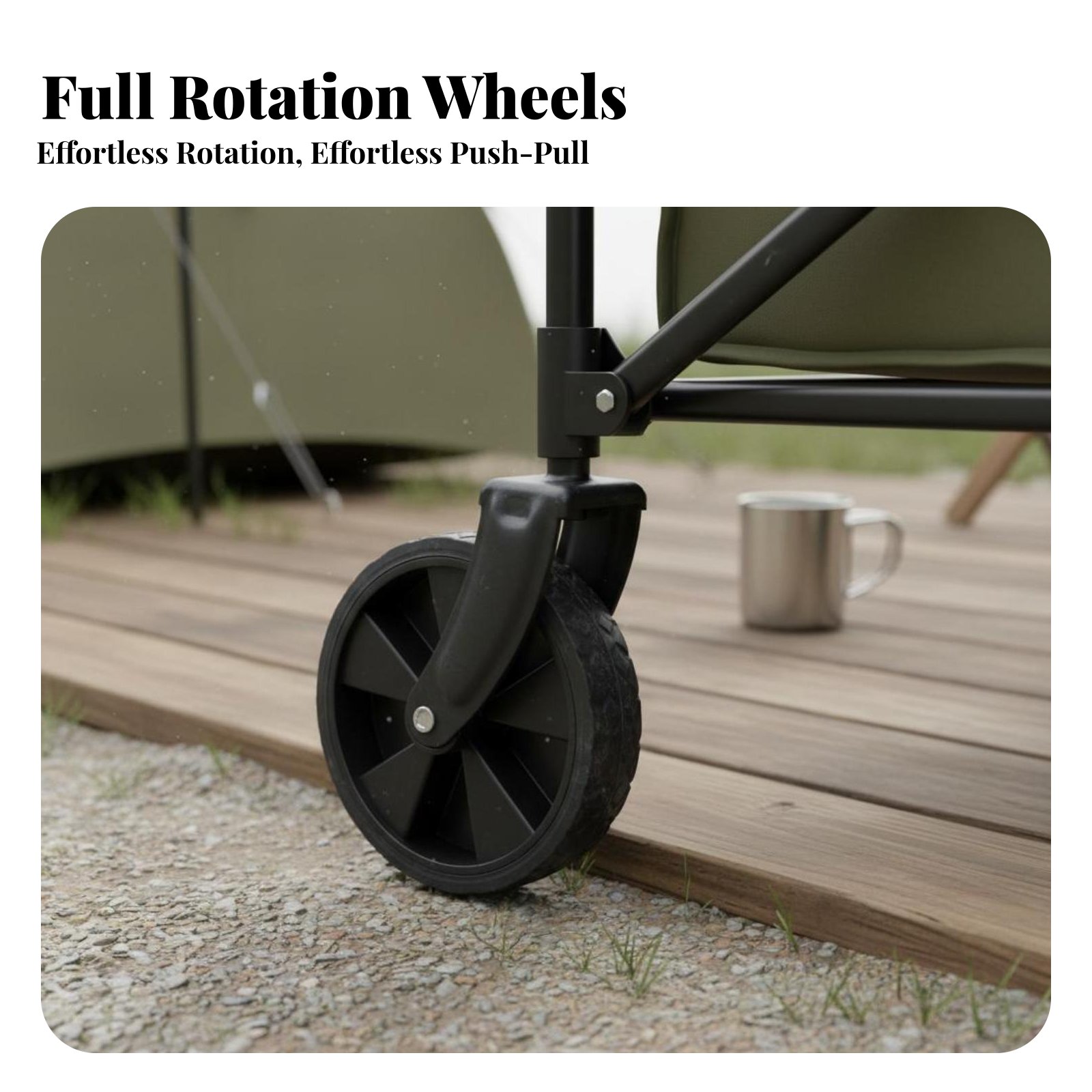 Camping Cart Wheel Multi-Terra - огляд і ціна Outdoor Camping Wagon