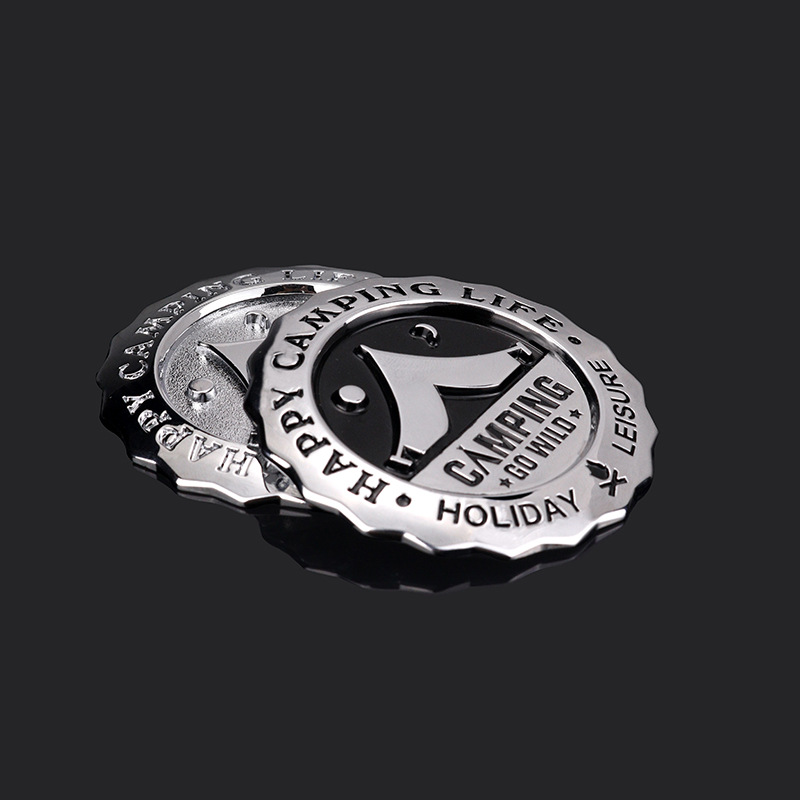 3D Camping Car Badge Alloy Met - огляд і ціна Outdoor Camping Logo