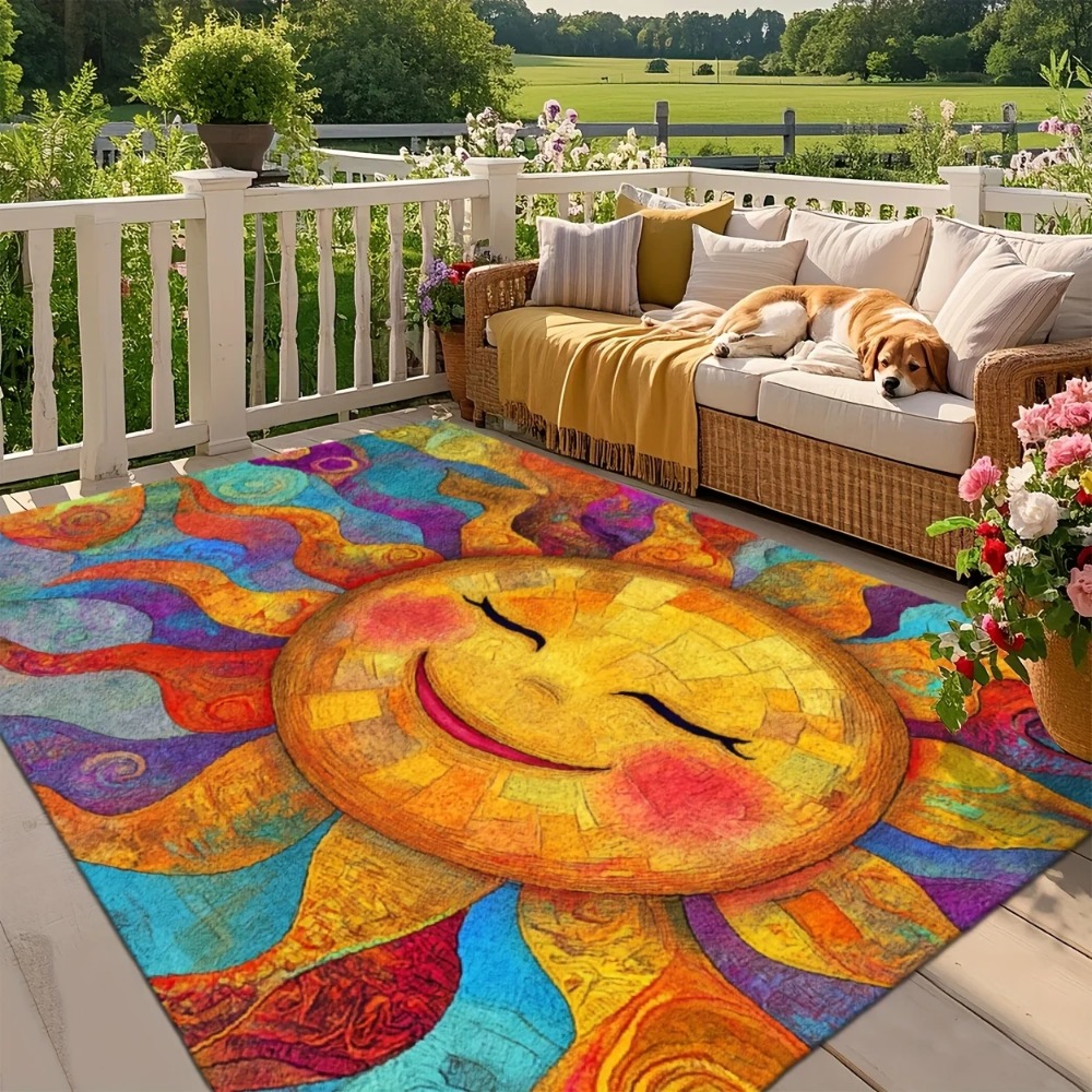 Multicolor Large Area Rug 2D F - огляд і ціна Outdoor Camping Mats Large