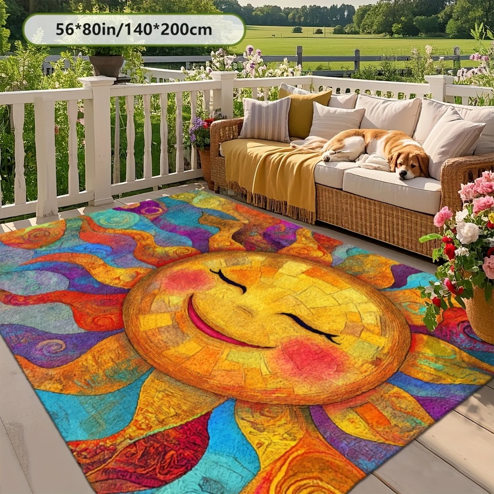 Multicolor Large Area Rug 2D F - огляд і ціна Outdoor Camping Mats Large