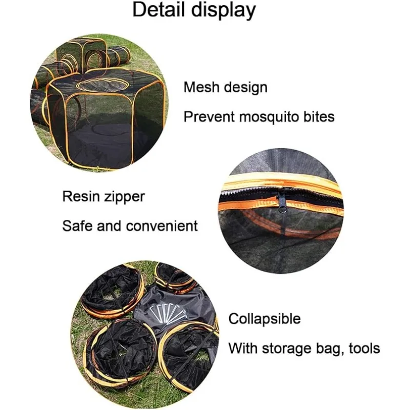 6-in-1 Tent Cat Enclosures wit - огляд і ціна Outdoor Camping Dog Fence