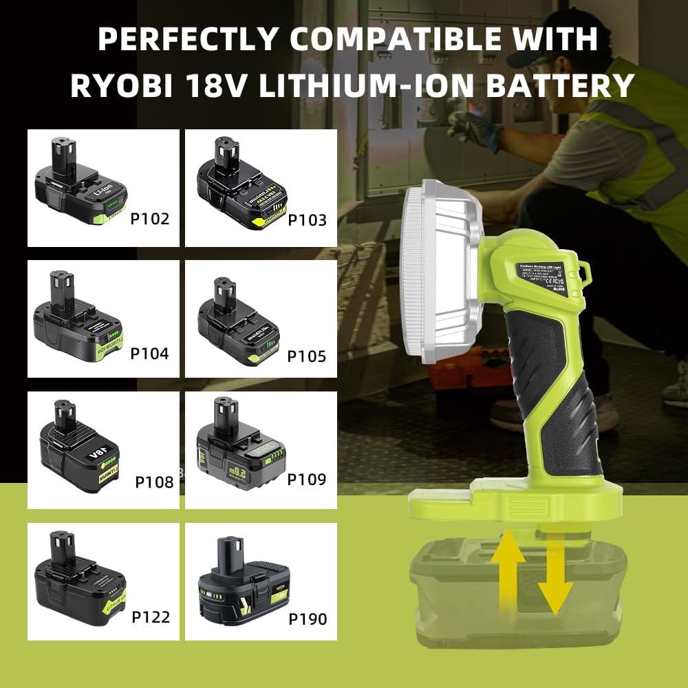 40W 4200LM Cordless LED Flashl - огляд і ціна Outdoor Camping Jobs