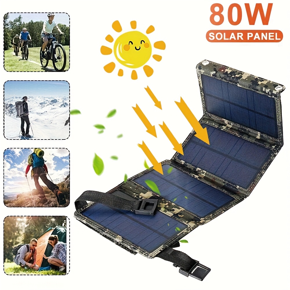 [Solar Panel] 80W Portable Fol - огляд і ціна Outdoor Camping