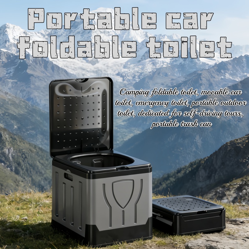 Portable Outdoor Toilets Doubl - огляд і ціна Outdoor Camping Toilet