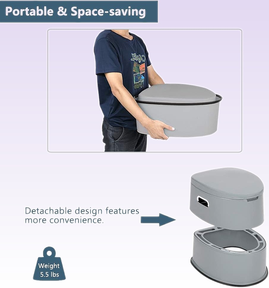 VINGLI Portable Toilet Indoor  - огляд і ціна Outdoor Camping Toilet