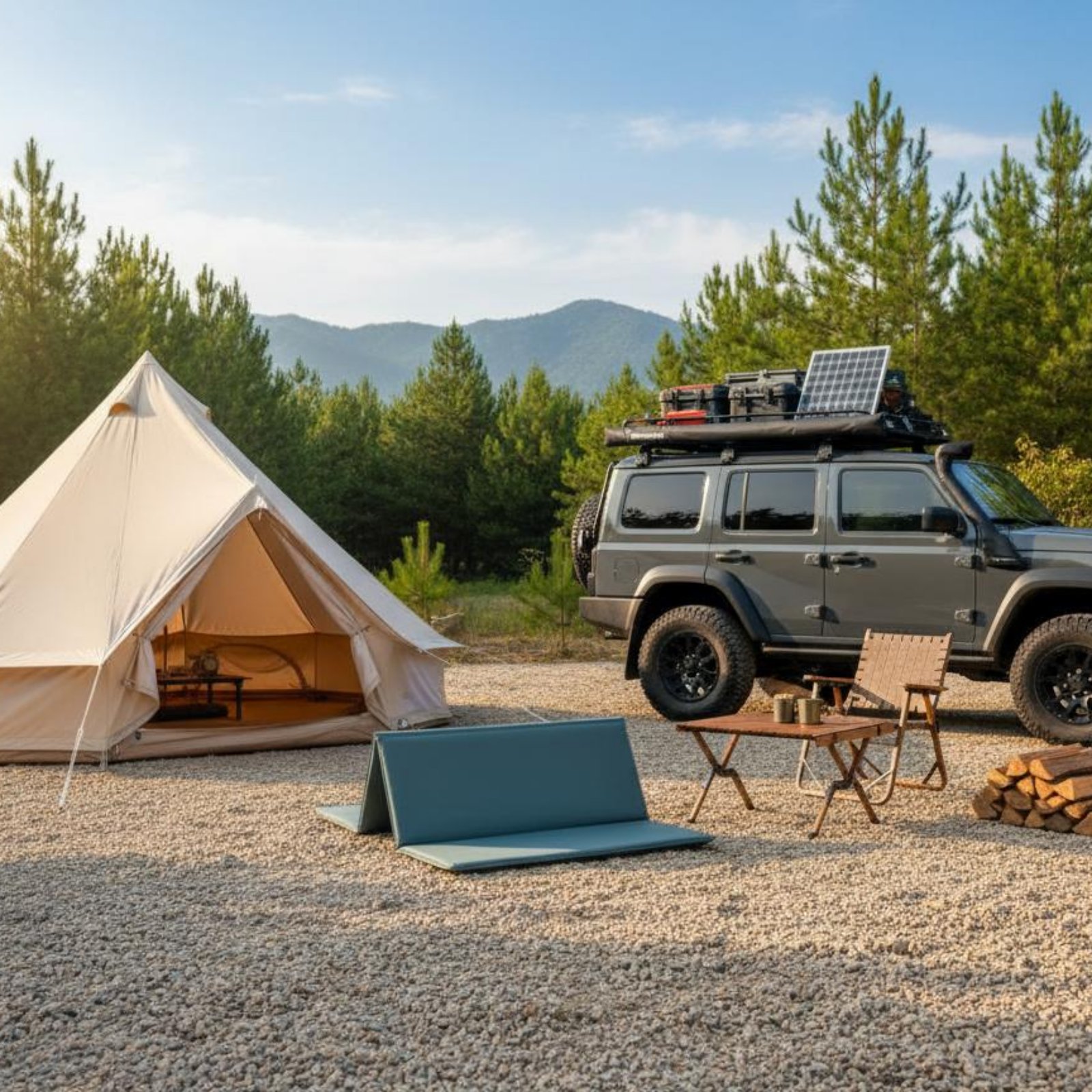 Camping Carrier Bottom Pad Pad - огляд і ціна Outdoor Camping Wagon
