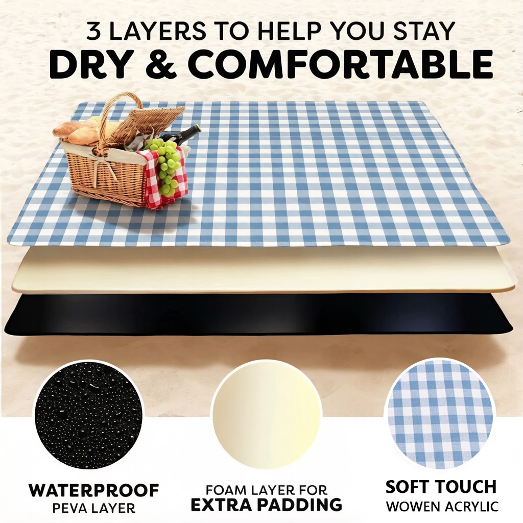 SSUNTAK Large Waterproof Folda - огляд і ціна Outdoor Camping Mats Large