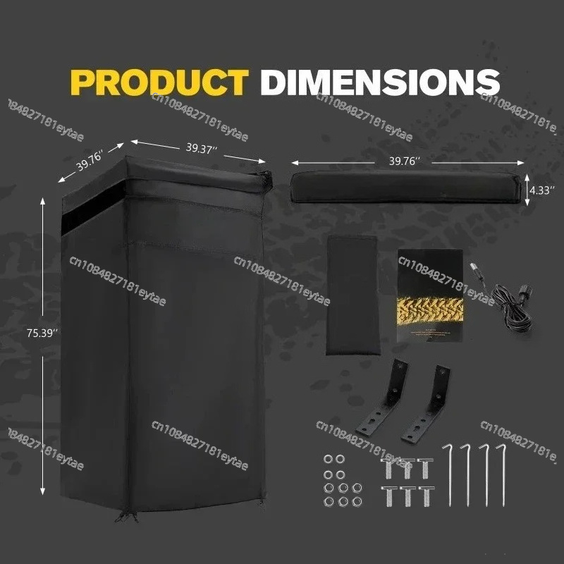 Adjustable Height Car Side Toi - огляд і ціна Outdoor Camping Toilet Tent