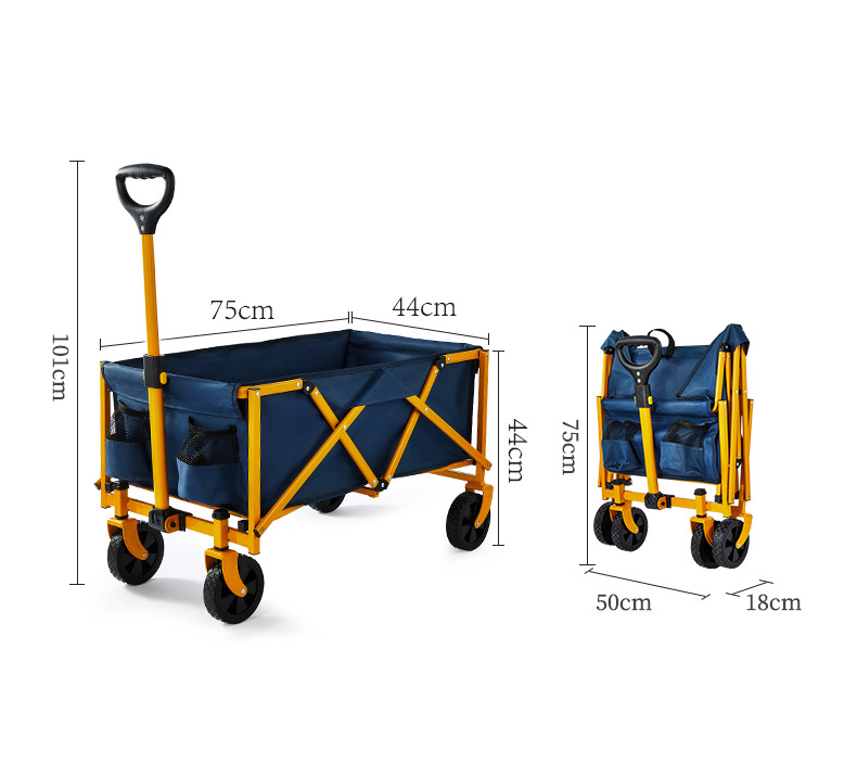 Collapsible Foldable Wagon, Be - огляд і ціна Outdoor Camping Wagon