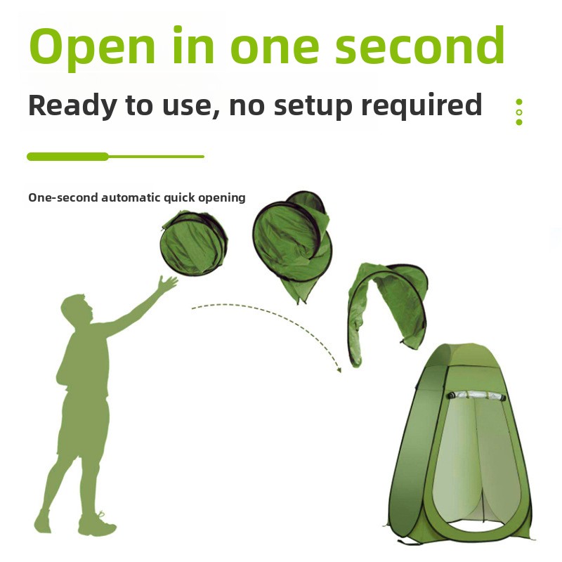 Auto Pop Up Single Layer Priva - огляд і ціна Outdoor Camping Toilet Tent