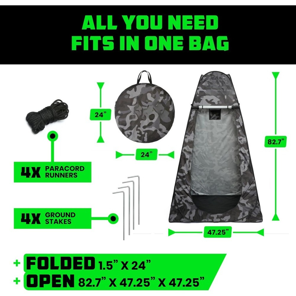 Portable Up Privacy Changing T - огляд і ціна Outdoor Camping Toilet Tent
